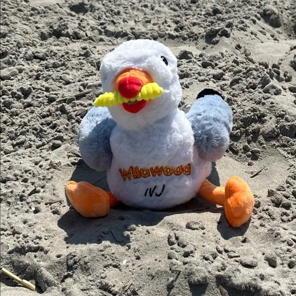 Seagull Plush Toy Wildwood NJ New Fry in his